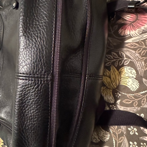 Poppy Barley Black Textured Backpack - Picture 3 of 9